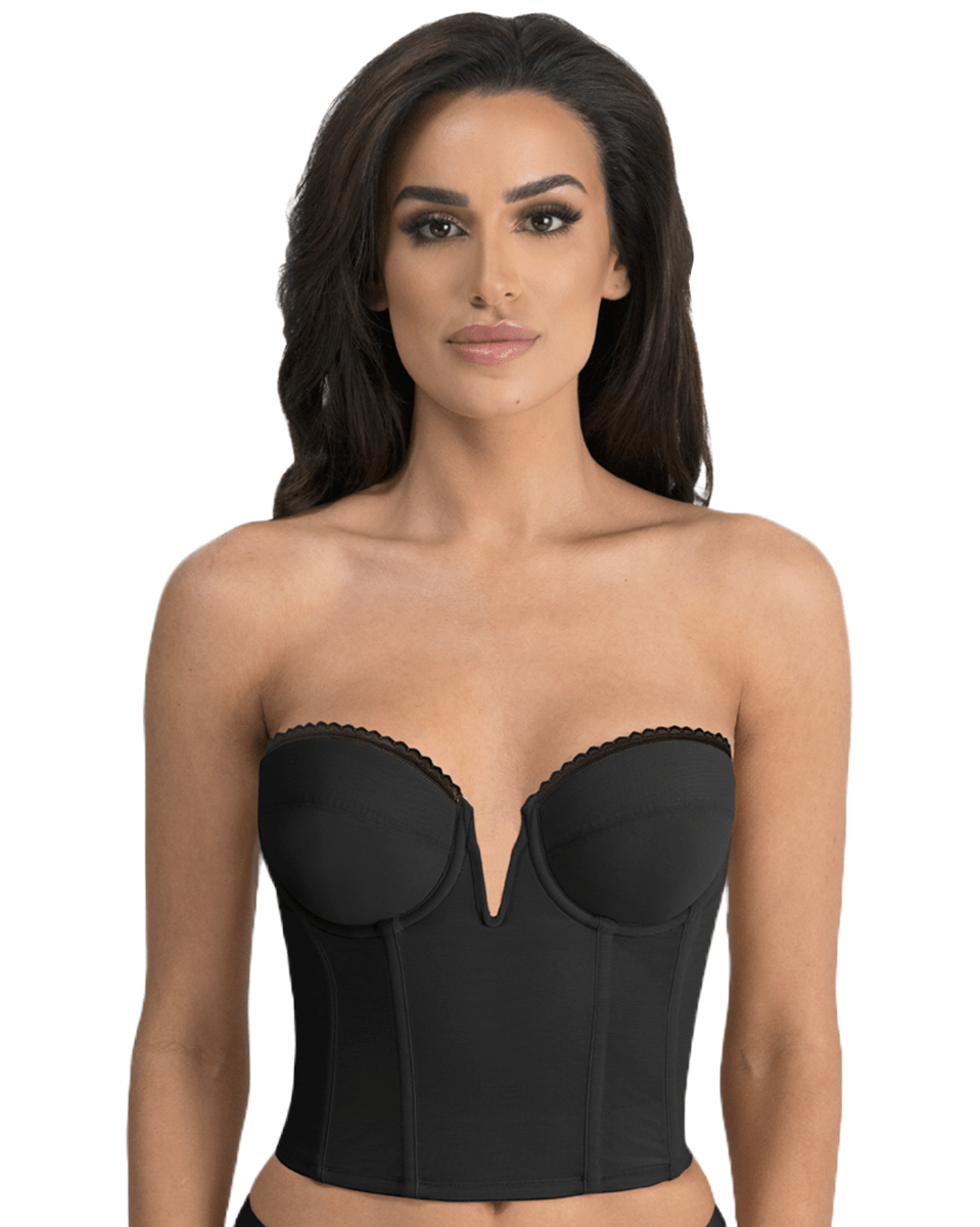 Dominique Women's Valerie V-Wire Backless Strapless Bridal Bra, Black, 36 D Dominique Women's Valerie V-Wire Backless Strapless Bridal Bra, Black, 36 D