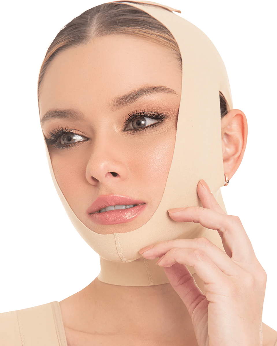 Fajas M & D Post Surgical Chin Compression Strap for Women