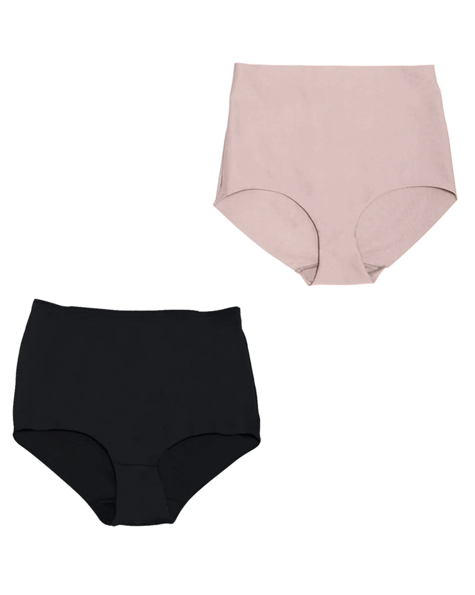 Fajas Sonryse 2-Pack Seamless Tummy Control Shapewear Mid Rise Shaping – ShapewearUSA.com