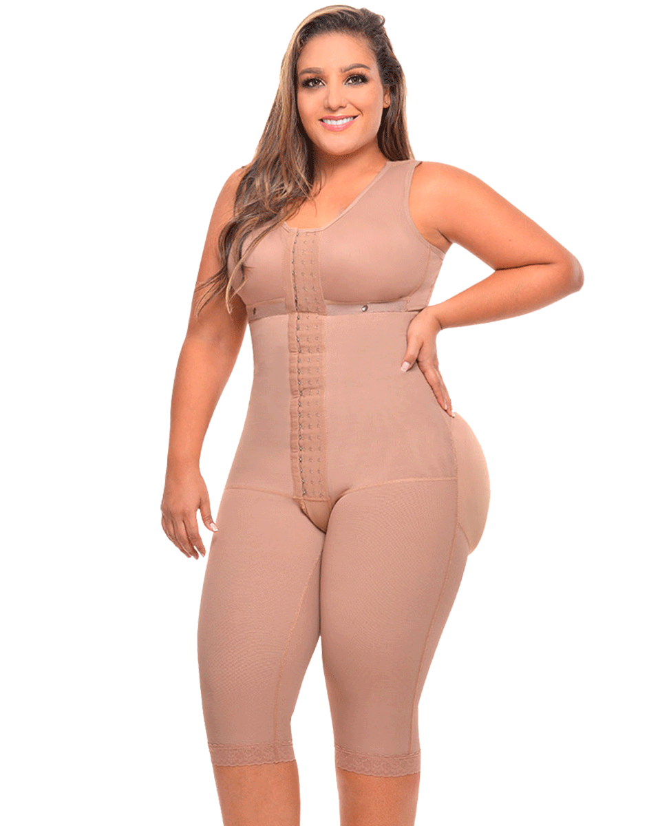 Jackie London Long Bodyshaper With Brassier And Wide Straps