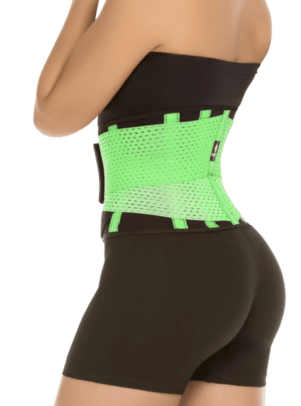 Curveez Neon Green Gym Belt Tecnomed 2