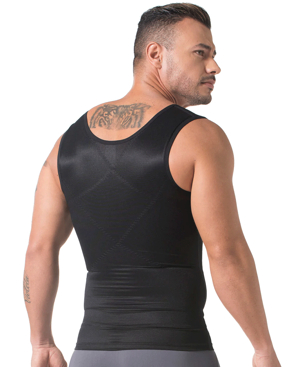 Diane & Geordi Men's Posture Corrector Body Shaper Vest / Powernet