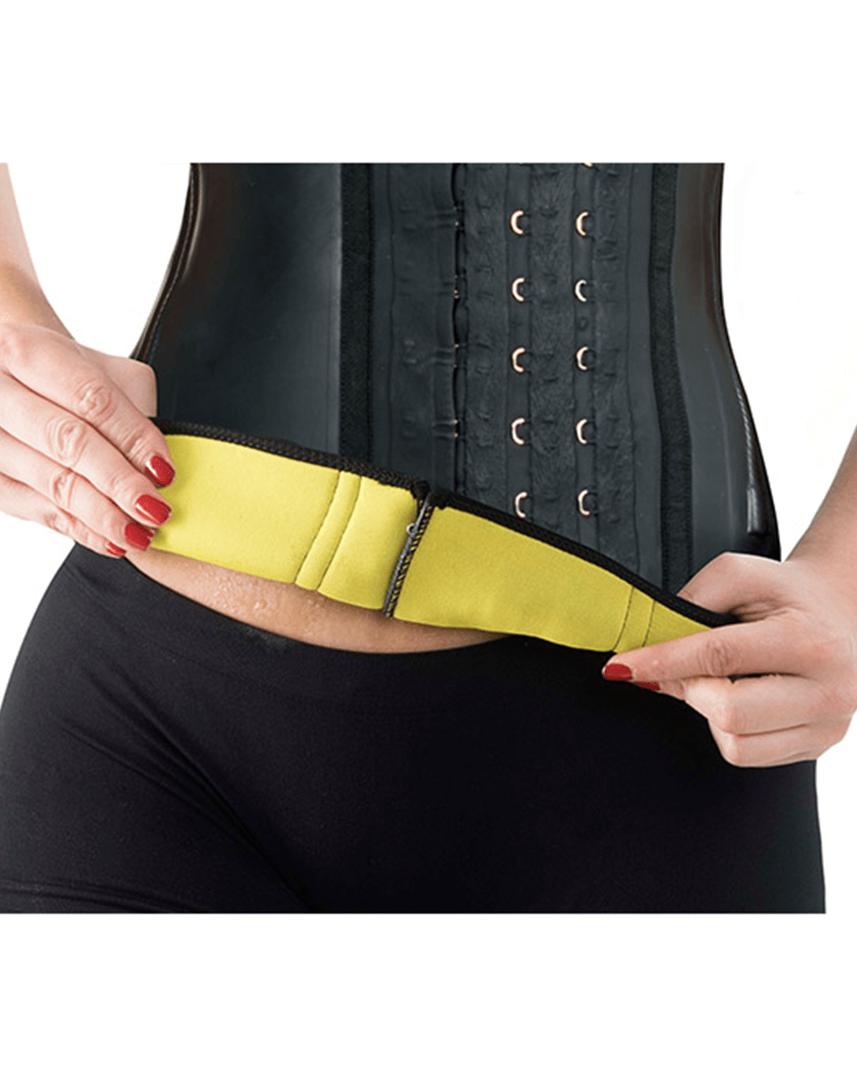 M&D 0055 Waist Cincher Trainer Vest  Faja Cinturilla Reductora Colombiana  Black at  Women's Clothing store