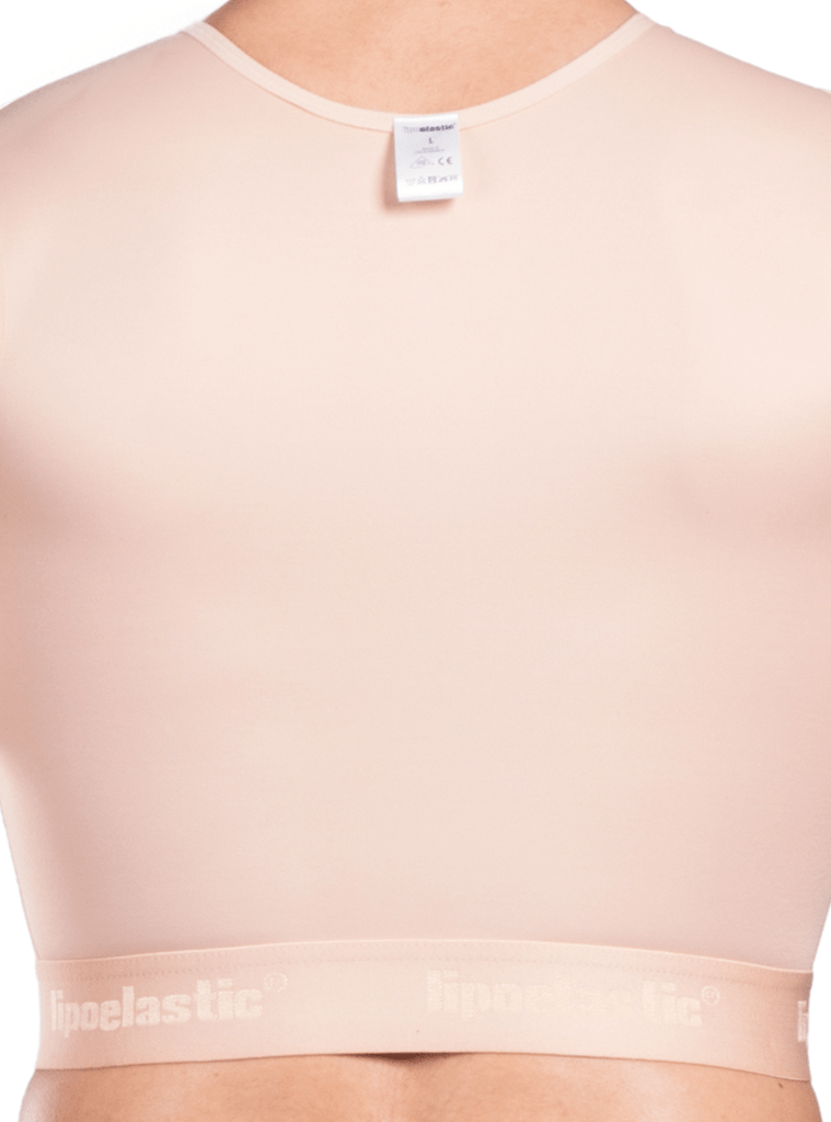 Lipoelastic MTmS Comfort - Gynecomastia Vest - Front Zipper And Adjustable Shoulder