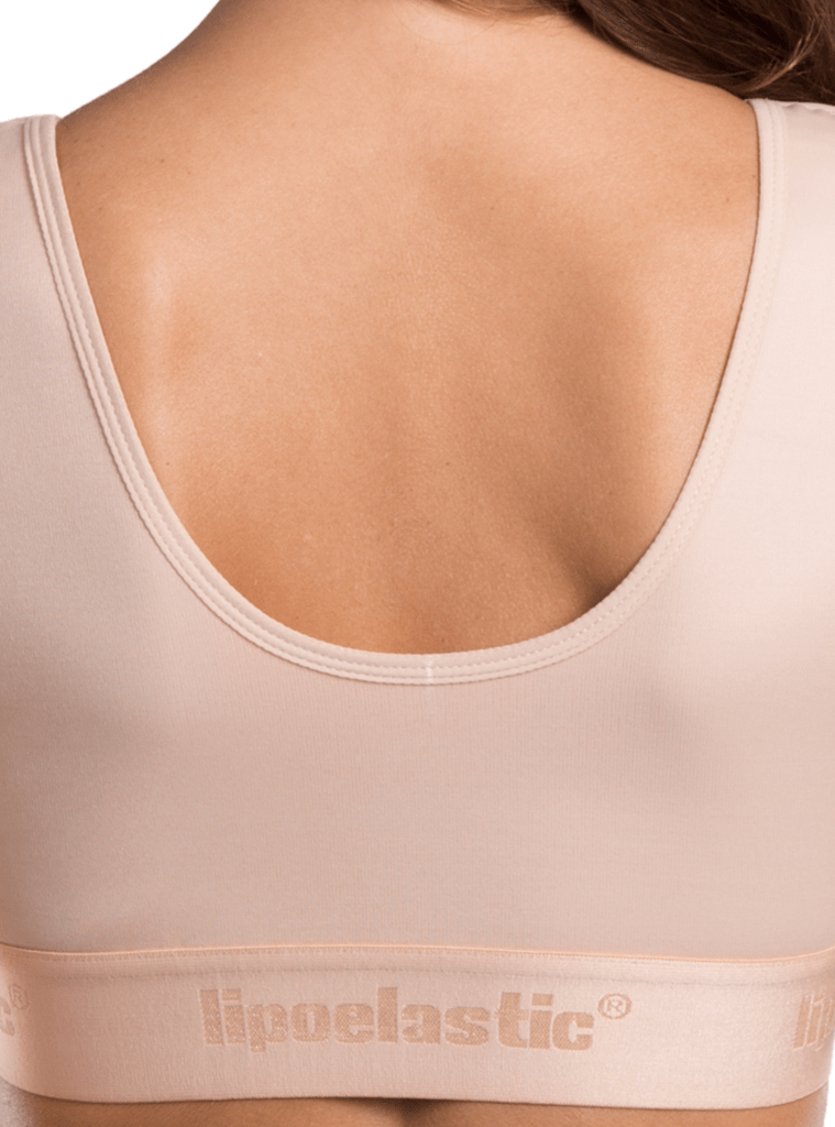Lipoelastic PI Ideal Variant -  Post-Op Bra  - Front Adjustable Fastening And Elastic Seamless Cups