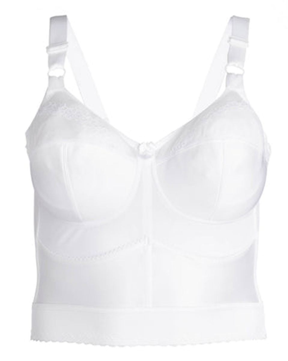 Rago Embroidered Soft Cup Long Line Bra