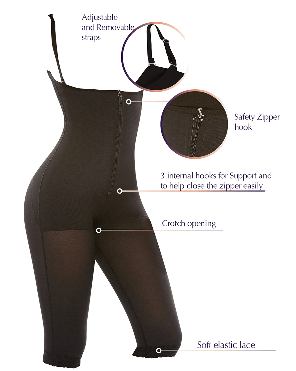 Siluet Capri Length Under Bust Body Shaper