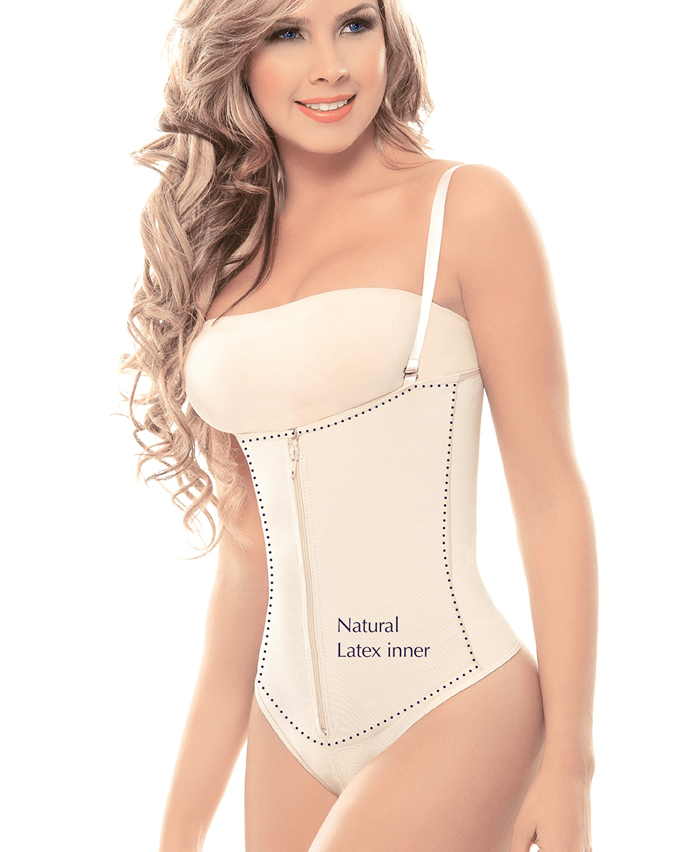 Siluet Thong Strapless Shapewear with Latex