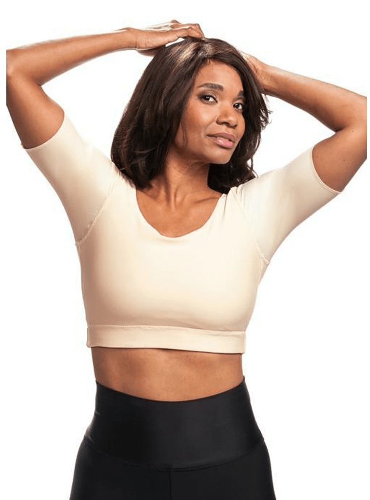 Compression crop top long sleeve sales