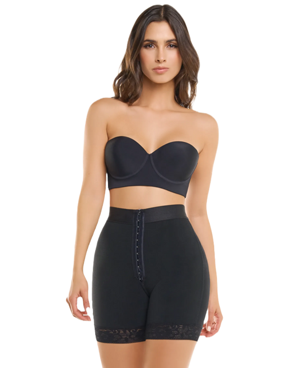 Pantalones cortos de alta compresión con cierre de gancho CYSM - 255