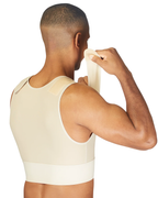 Chaleco corto con cremallera para hombre de Clearpoint Medical Shapewear - 784