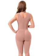 Fajas Sonryse Colombian Shapewear Knee Lenght with Built-in bra & High Back Post Surgery and Postpartum Use