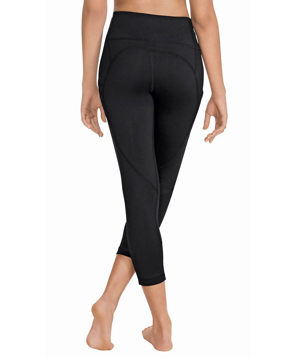 EuroSkins Womens Performance Microfiber 7/8 Leggings with Pockets