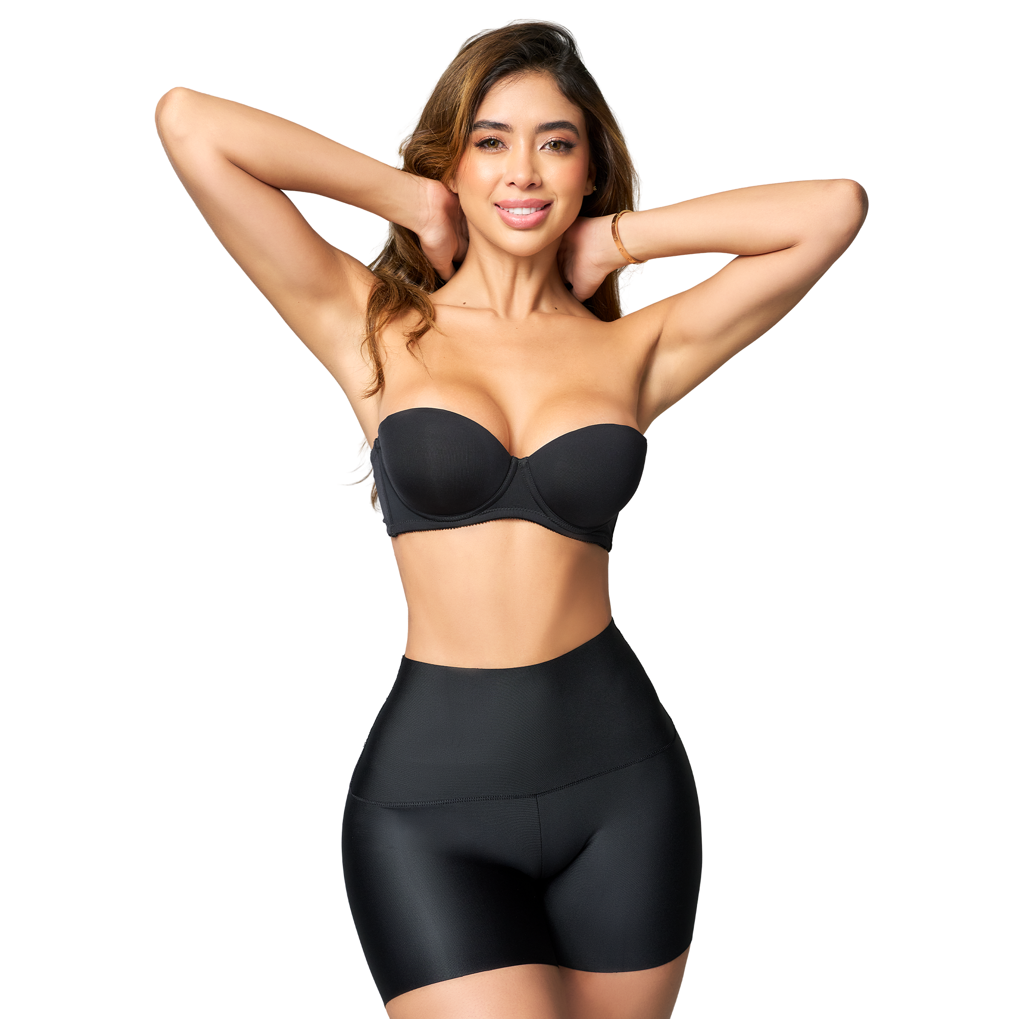 Fajas Salome Scrunch Butt Shorts No-Show Through & Anti-Chafing High Waist Shorts