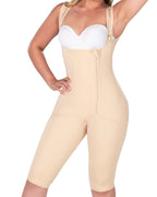 Fajas M&D Stage 1 Post Surgery Faja Colombiana for Women Knee Length & Open Bust