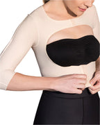 Marena Open Bust Vest - 3/4 Length Sleeves