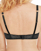 Amoena Karolina Padded Wire-Free Bra - Black / Sand