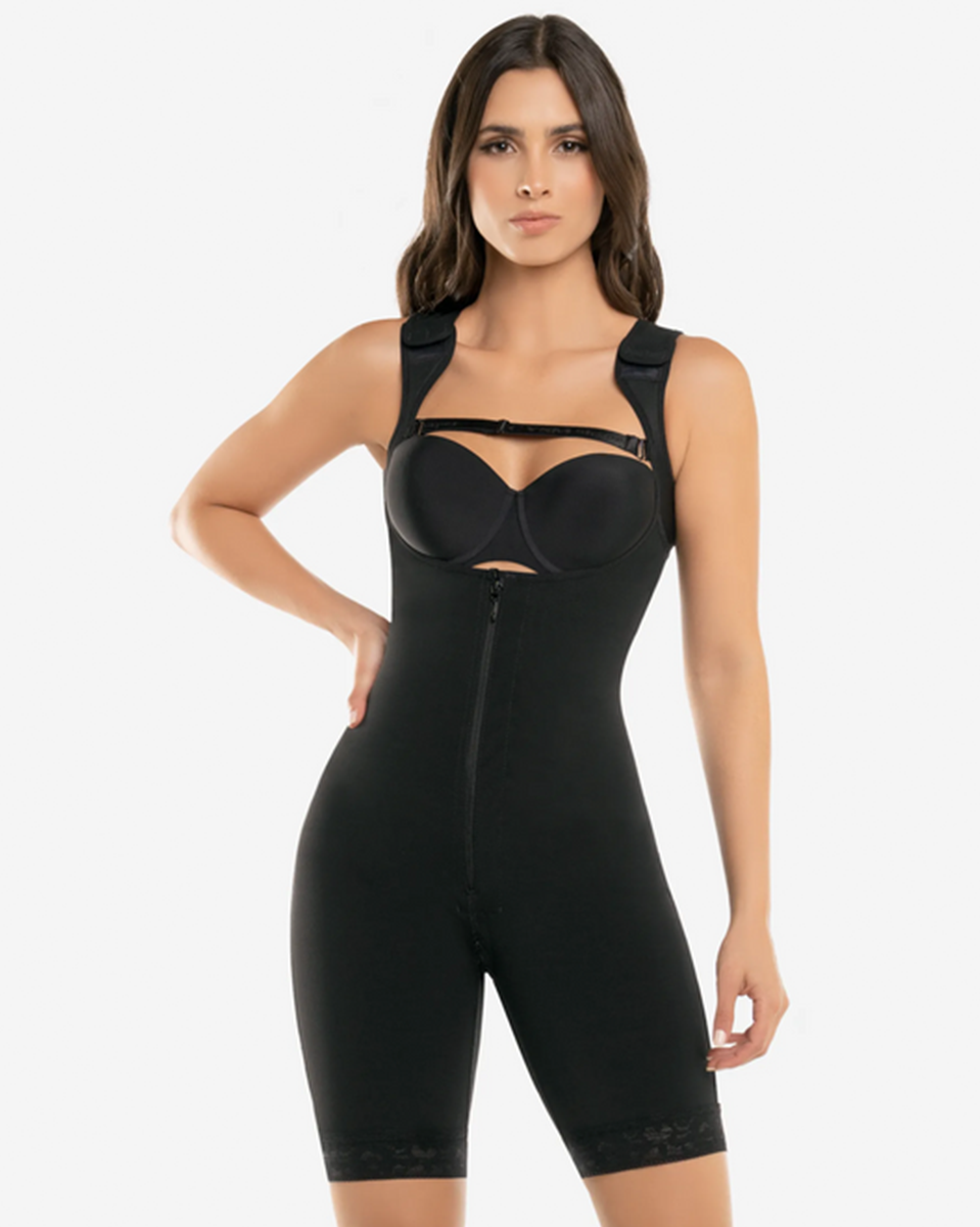CYSM High Compression Bodysuit With Zip Crotch - 462