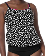 Amoena Manila Blouson Swim Top - Black