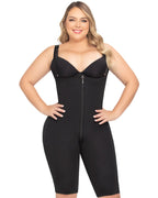 Fajas Uplady Faja moldeadora de abdomen Faja de busto abierto para mujer Faja hasta la rodilla Faja Etapa 1