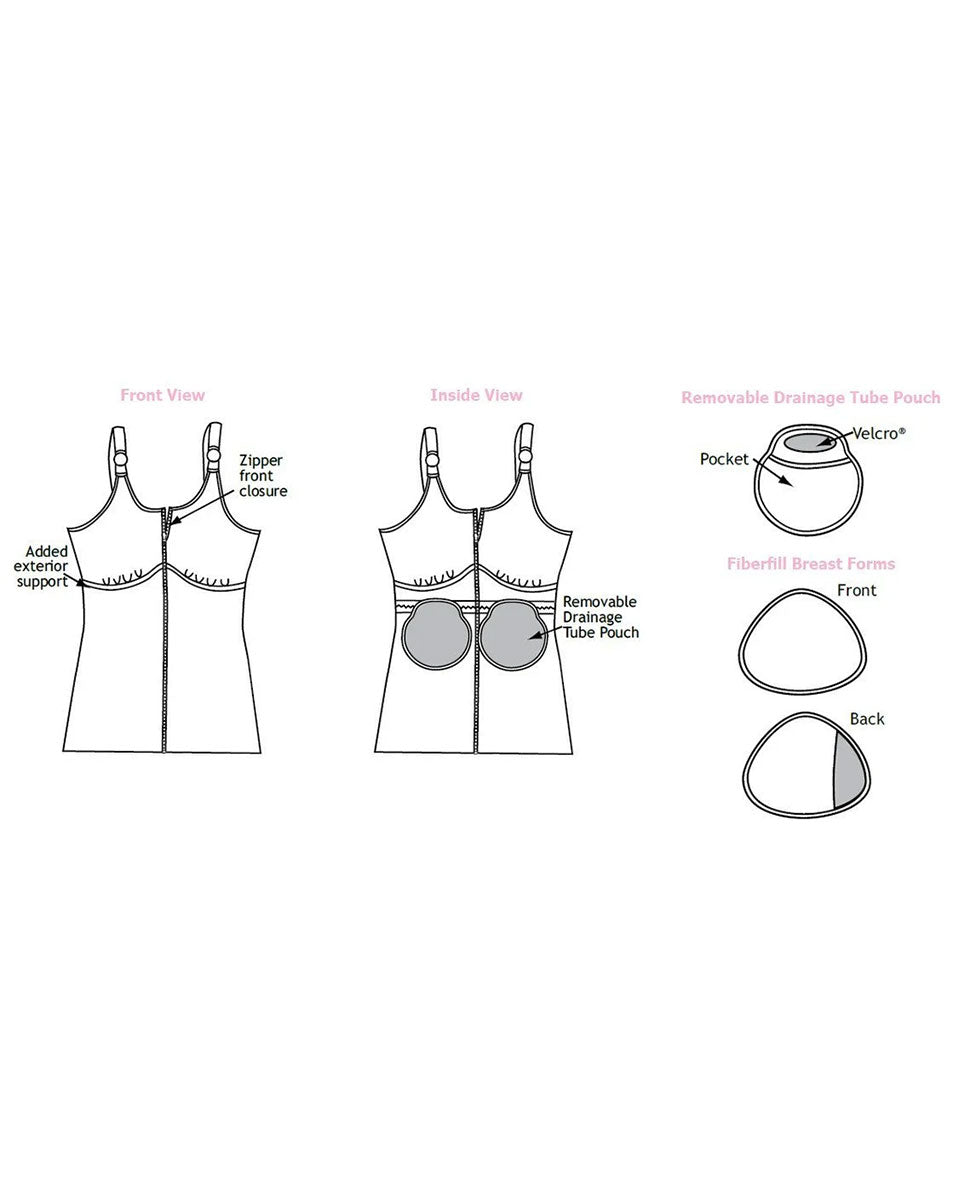 Wear Ease Drain Tube Pouches (pair) - Convenient and Secure