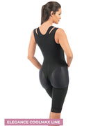 MedicalZ Short Lipo-panty® Hbblxl With Zipper Crotch High Back, Above Knee