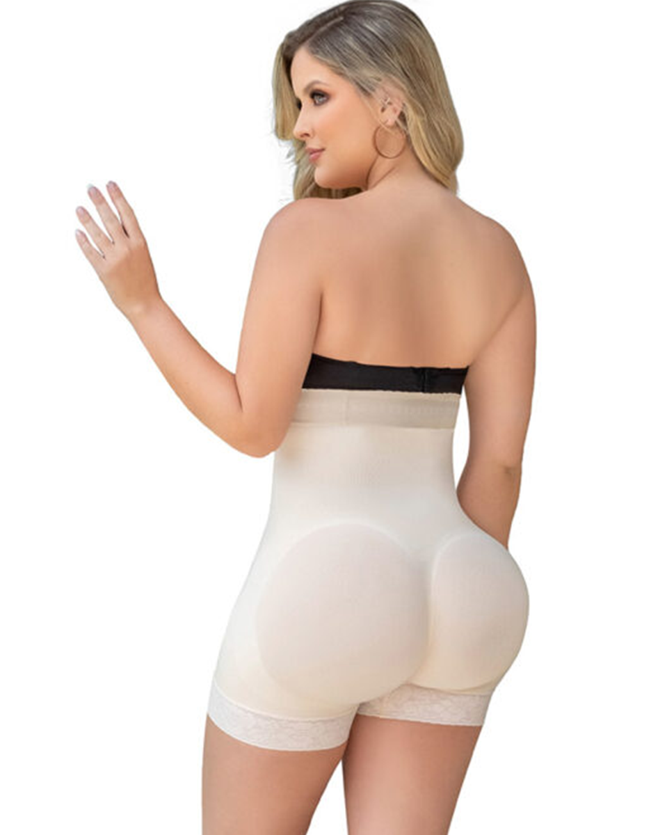 Fiorella Shapewear Powernet Butt Lifter Enhancer High Waist Shorts