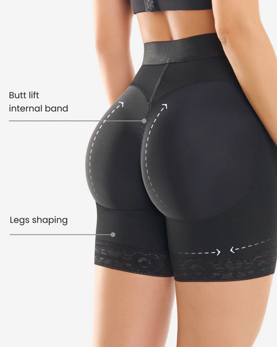 Pantalones cortos de alta compresión con cierre de gancho CYSM - 255