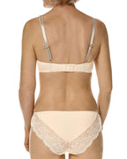 Amoena Alina Padded Wire-Free Bra - Light Rose / Grey / Black