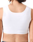 Amoena Lymph Flow Wire Free Front Closure Bra - White