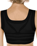 Amoena Lymph Flow Wire Free Front Closure Bra - Black