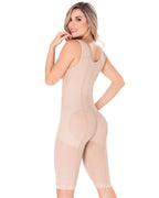 Diane & Geordi Women's Butt LifterTummy Control Bodysuit Knee Length Full Body Shaper for Women Powernet