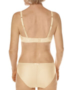 Amoena Karolina Padded Wire-Free Bra - Black / Sand