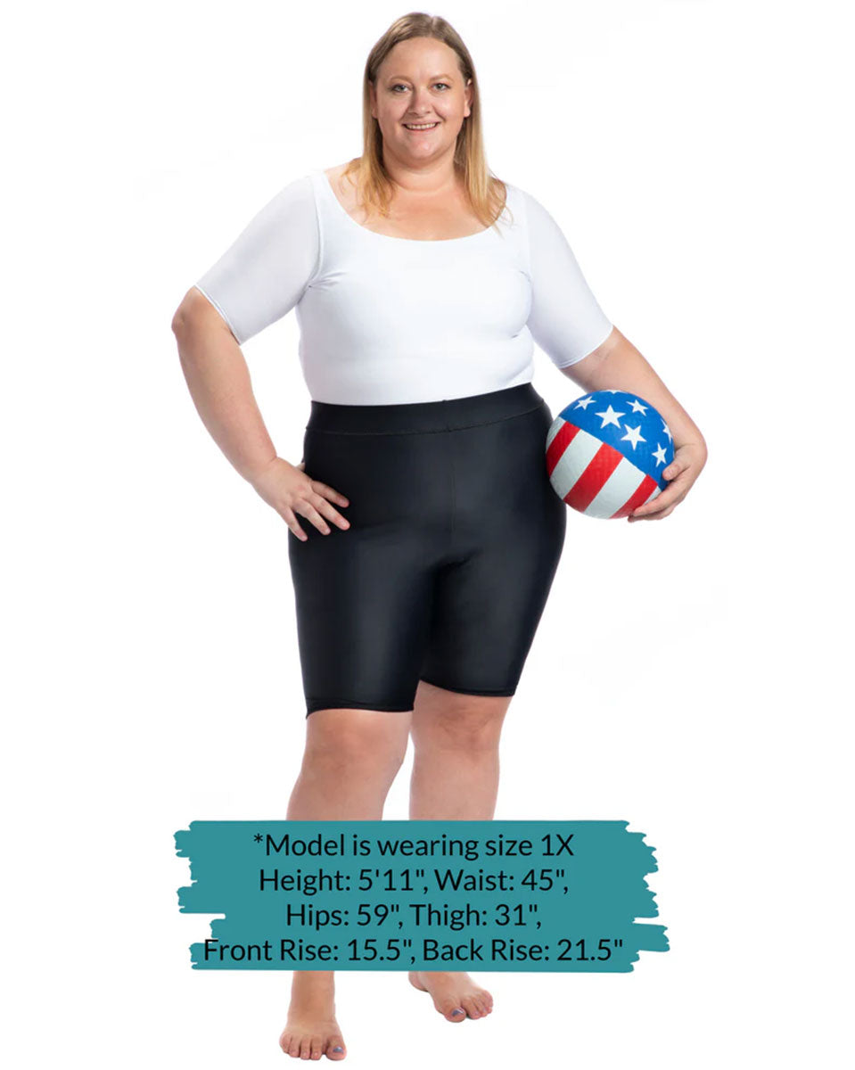 Wear Ease High Waist Compression Shorts - Layer Over Stockings