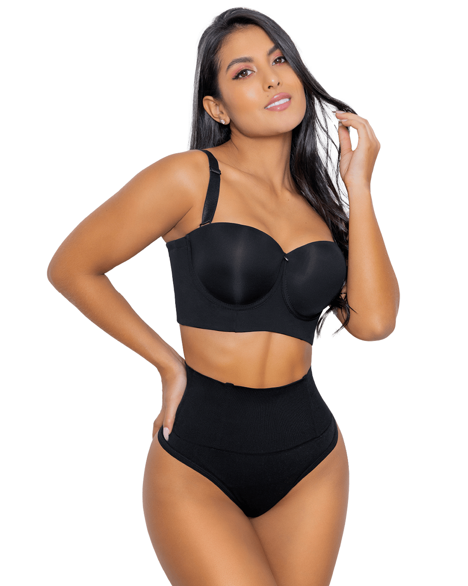 Jackie London High Waisted Seamless Thong 416