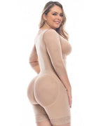 Fajas Uplady Post Surgery Full Guitar Shaped Shapewear With Built-In Bra For Women