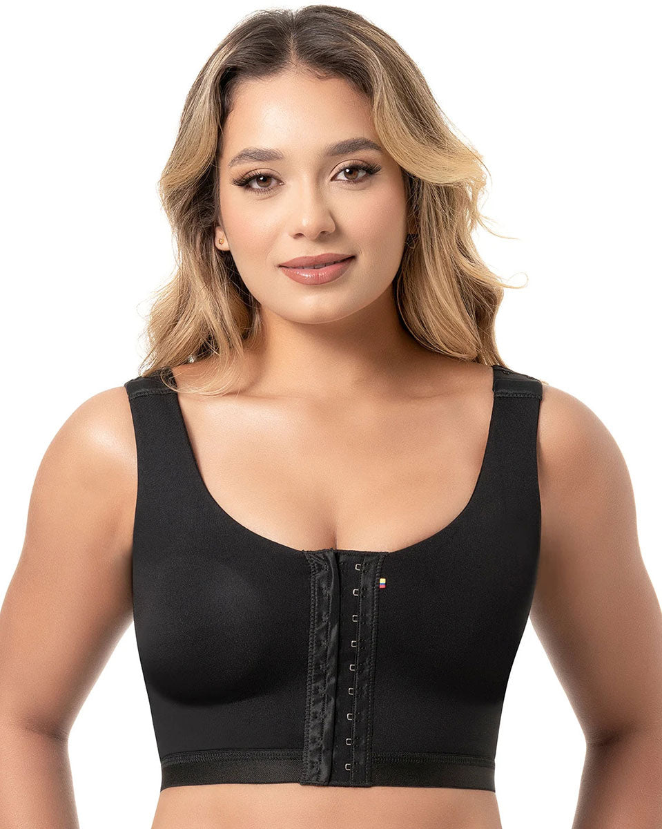 Fajas Sonryse Post Surgery Bra Breast Augmentation Recovery Front Closure