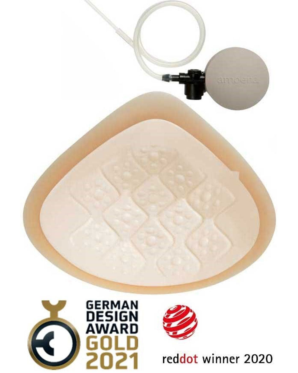 Amoena Balance Adapt Air Medium Delta 233 adjustable Breast Shaper - Ivory