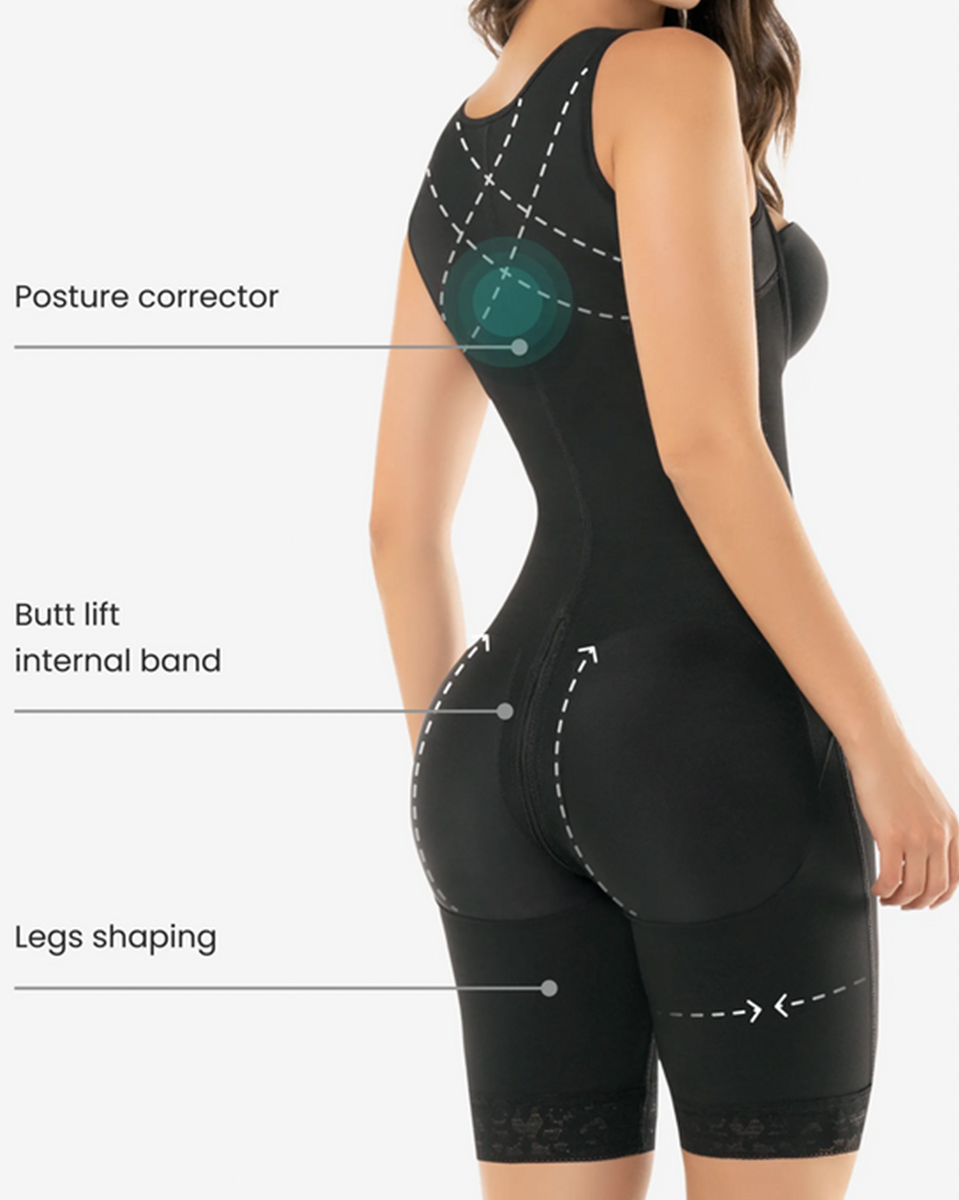 CYSM High Compression Bodysuit With Zip Crotch - 462