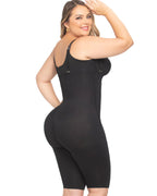 Fajas Uplady Faja moldeadora de abdomen Faja de busto abierto para mujer Faja hasta la rodilla Faja Etapa 1