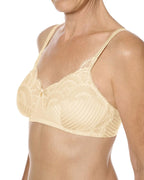 Amoena Karolina Wire-Free Bra - Black / Sand