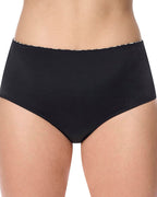 Amoena Salta High-Waist Bikini Bottoms - Black / Off-white