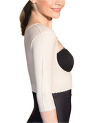 Marena Open Bust Vest - 3/4 Length Sleeves