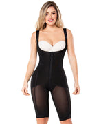 Diane & Geordi Women's Butt LifterTummy Control Bodysuit Knee Length Full Body Shaper for Women Powernet