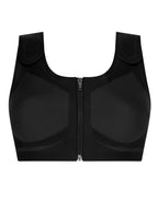 Amoena Lymph Flow Wire Free Front Closure Bra - Black