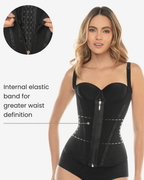 CYSM Vest With V Shape & Zipper - 1328