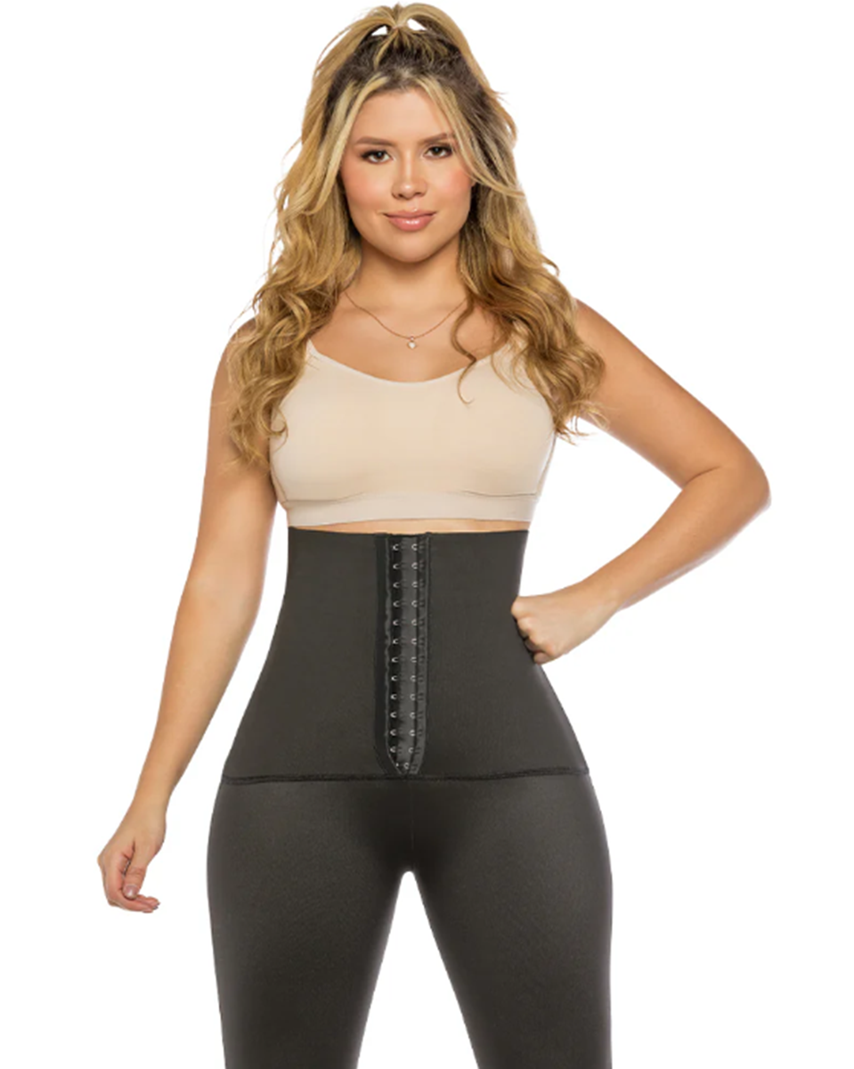 Pantalones de entrenamiento con faja reductora Equilibrium de 2 líneas