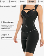 CYSM High Compression Bodysuit With Zip Crotch - 462