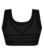 Amoena Lymph Flow Wire Free Front Closure Bra - Black