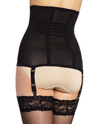 Rago Waist Trainer / Girdle With Garters Firm Shaping Black